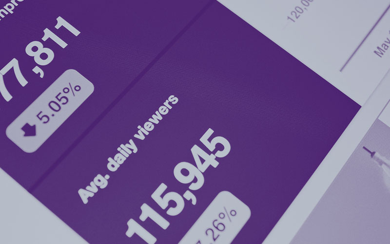 A set of stats on a screen