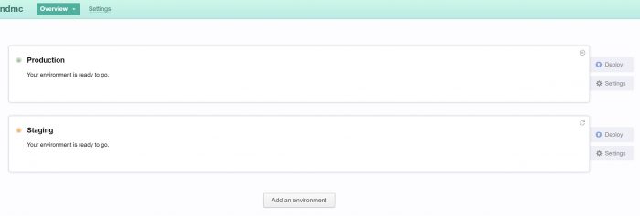Deploybot Production and Staging