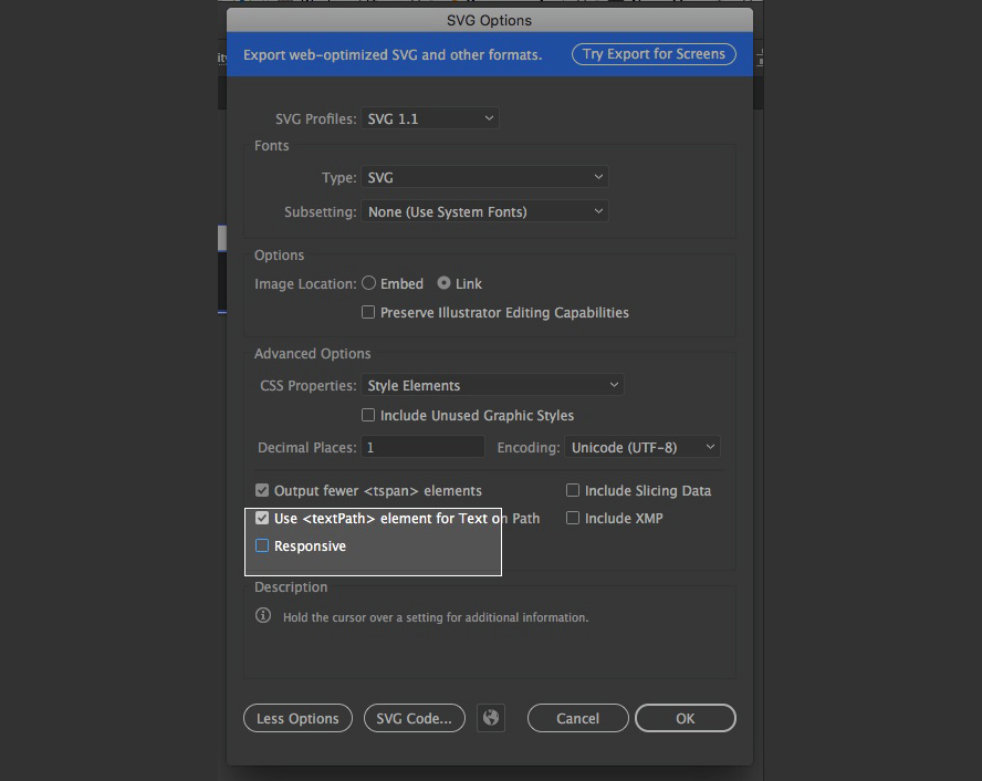 Illustrator Responsive selection