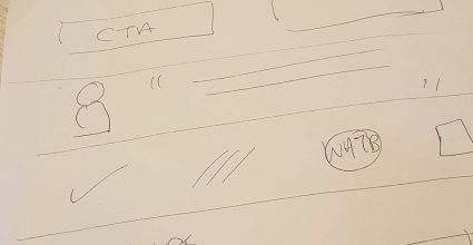 Pencil drawings on paper