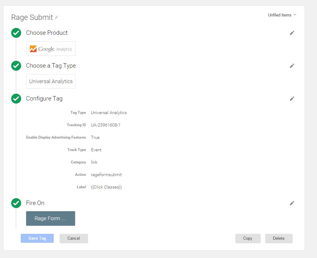 Google Tag Manager Tag