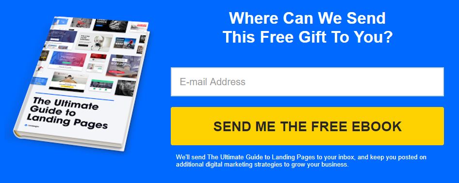 Example of The Ultimate Guide to landing pages